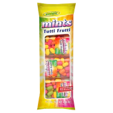 Produktabbildung - Mints Tutti Frutti - Zuckerdragees mit Fruchtgeschmack 4x16g