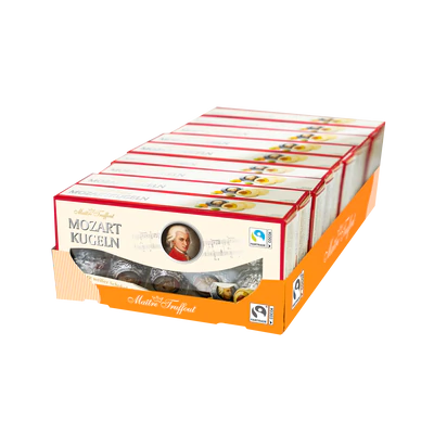 Produktabbildung 2 - Mozartkugeln mit wei&szlig;er Schokolade 200g - Abverkauf MHD 30.10.2026