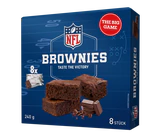 Produktabbildung - NFL Brownies 240g (8x30g) - Vorverkauf bis 20.10. - Lieferbar Jan. 27