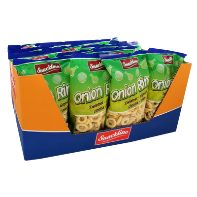 Produktabbildung 2 - Onion Rings Maissnack gesalzen 125g