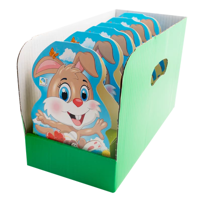 Produktabbildung 2 - Osterhase Milchschokolade-Pralinen mit Milchcremef&uuml;llung & Kakao-Cerealien 100g