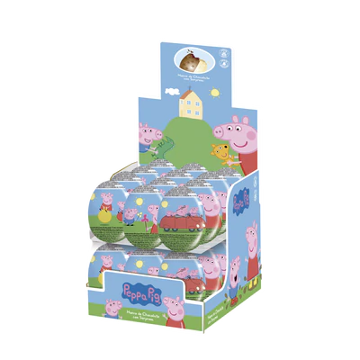 Produktabbildung 1 - Peppa Pig Schoko-&Uuml;berraschungsei 48x20g Thekendisplay