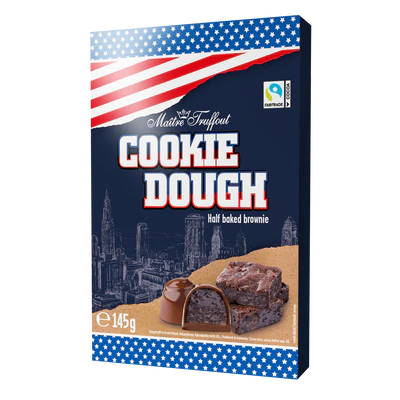 Produktabbildung 1 - Pralinen Cookie Dough Half-Baked Brownie 145g