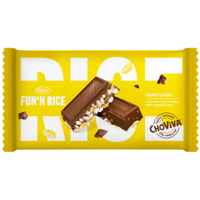 Produktabbildung 1 - Puffreis und Cornflakes ChoViva 100g