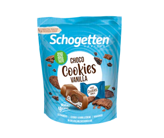 Produktabbildung - Schokolade Choco-Cookies Vanille 125g
