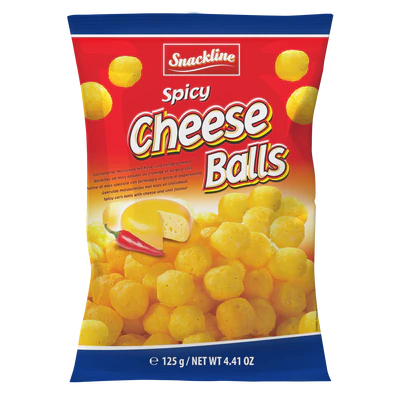 Produktabbildung 1 - Spicy Cheese Balls 125g