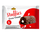 Produktabbildung - Stuffies Mini Kakao-Kuchen mit Sahnecreme 3x45g