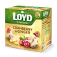 Produktabbildung - Tee Cranberry & Ingwer Pyramiden-Beutel 20x2g
