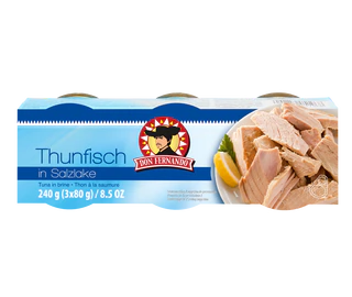Produktabbildung - Thunfisch natur in Salzlake 240g (3x80g)