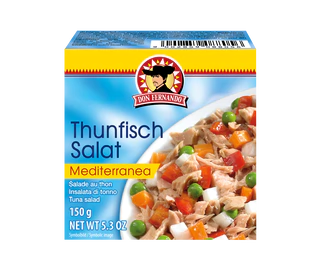 Produktabbildung - Thunfischsalat - Mediterranea 150g