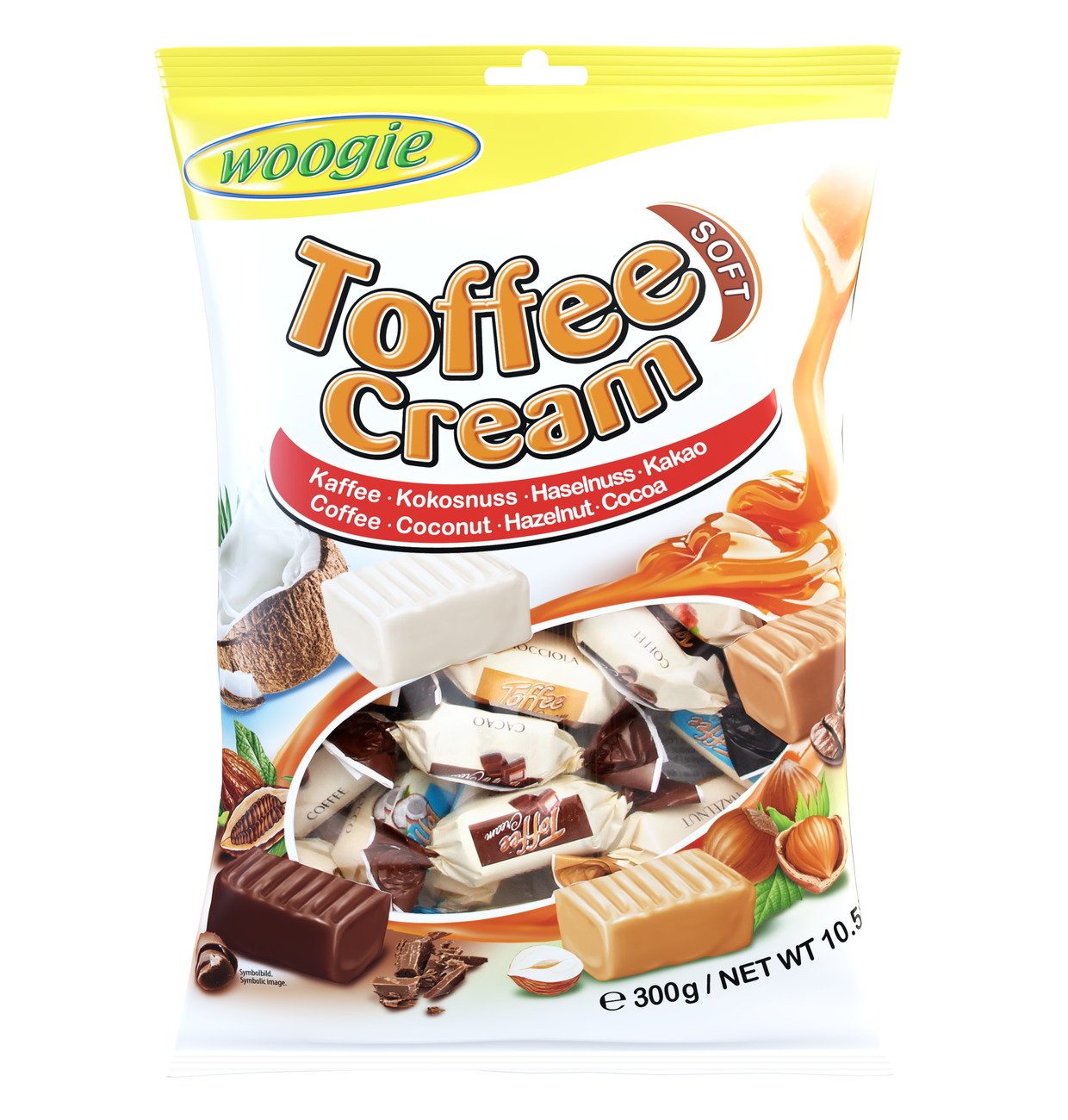 Gunz - Toffee Cream Soft - gemischte Karamellbonbons 300g