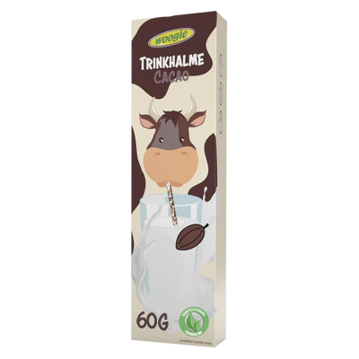 Produktabbildung 1 - Trinkhalme Kakao 60g (10x6g)