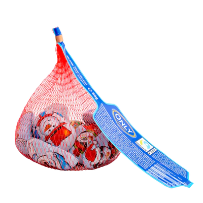 Produktabbildung 1 - Weihnachtsfiguren Milchschokolade mit Milchcremef&uuml;llung 80g