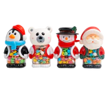Produktabbildung 2 - Weihnachtsfiguren Spardose mit Süßwaren 35x110g Display