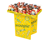 Produktabbildung 1 - Weihnachtsfiguren Spardose mit Süßwaren 42x110g Display