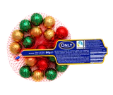Produktabbildung - Weihnachtskugeln Milchschokolade mit Milchcremefüllung 84g