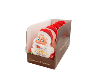 Produktabbildung 2 - Weihnachtsmann Milchschokolade-Pralinen mit Milchcremefüllung & Kakao-Cerealien 100g