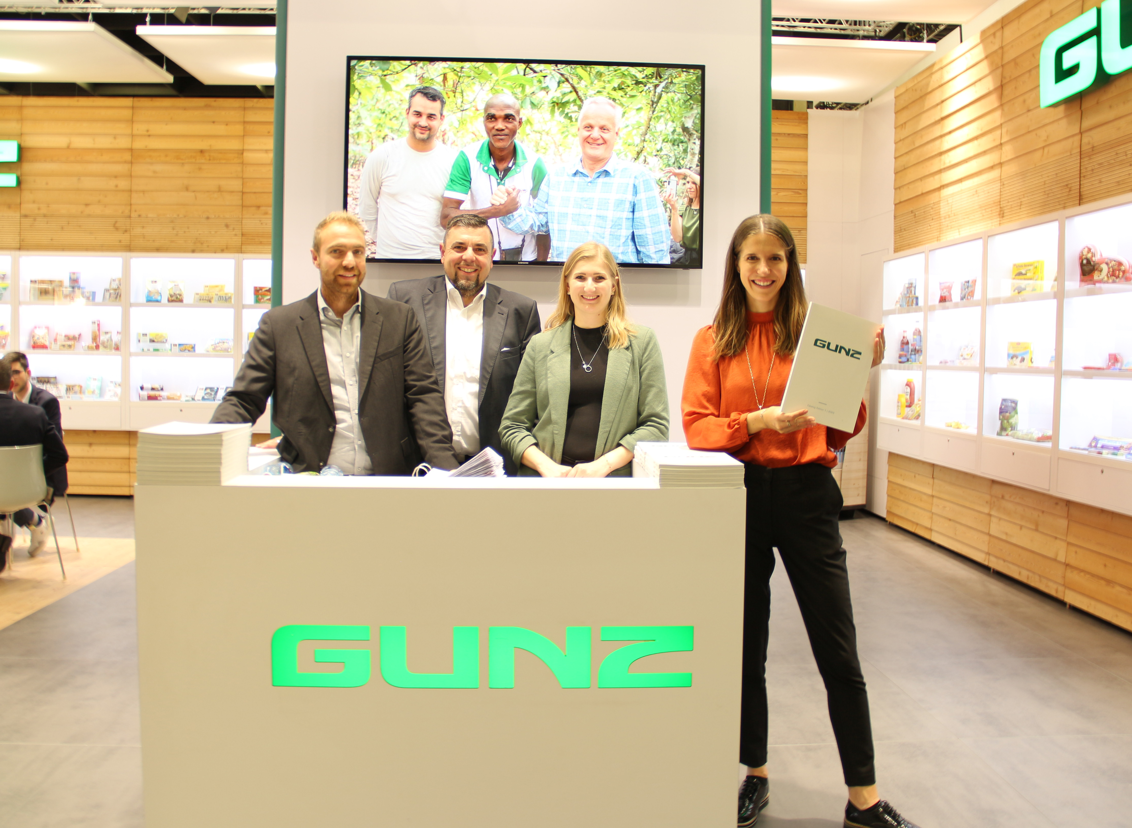 Welcome by the Gunz trade fair team