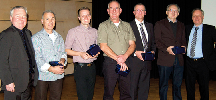 Honours at the Christmas Party 2011