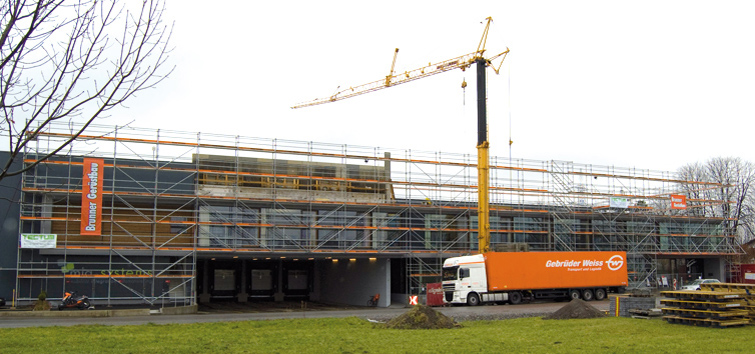 Headquarter Mäder: construction of the office