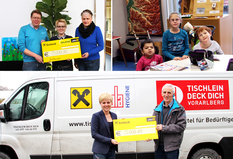 Donation delivery to "Tischlein Deck Dich“