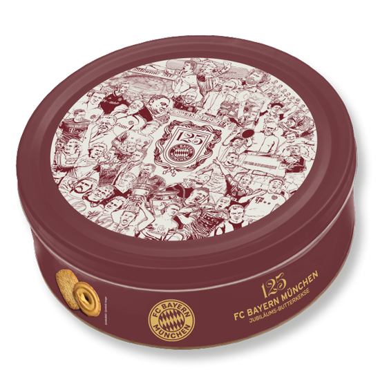 125th anniversary butter cookies FC Bayern Munich
