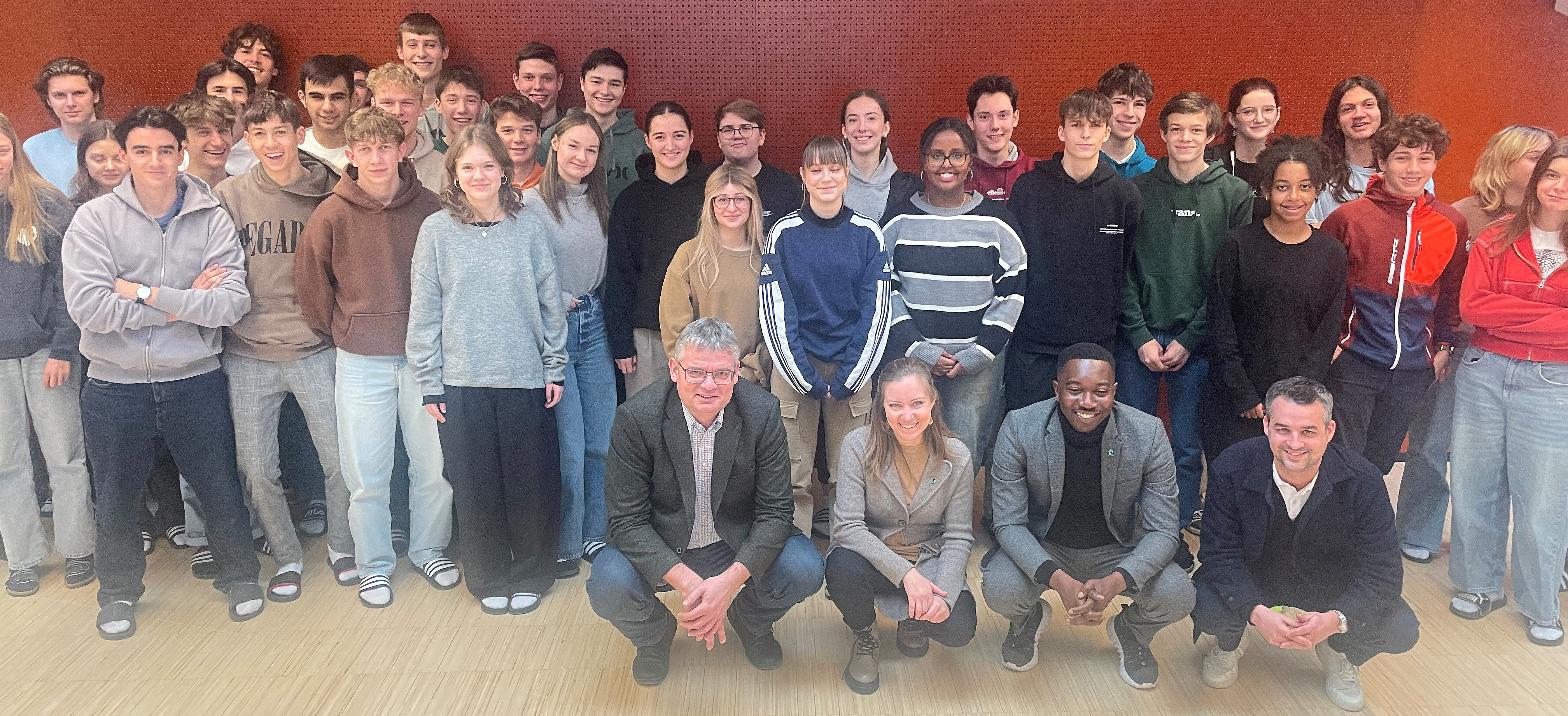 Die Sch&uuml;ler*innen des BG/BRG Feldkirch Rebberggasse