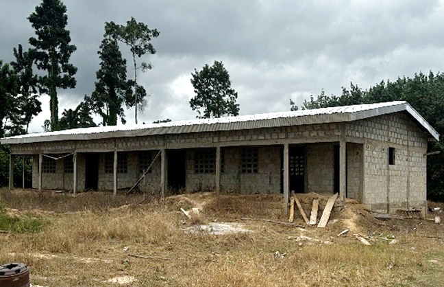 Weiterer Baufortschritt der neuen Schule in Heredougou