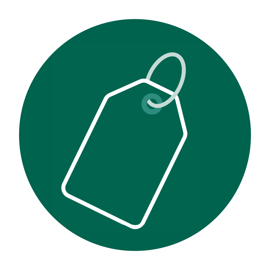 Icon mit Etikett Abbildung