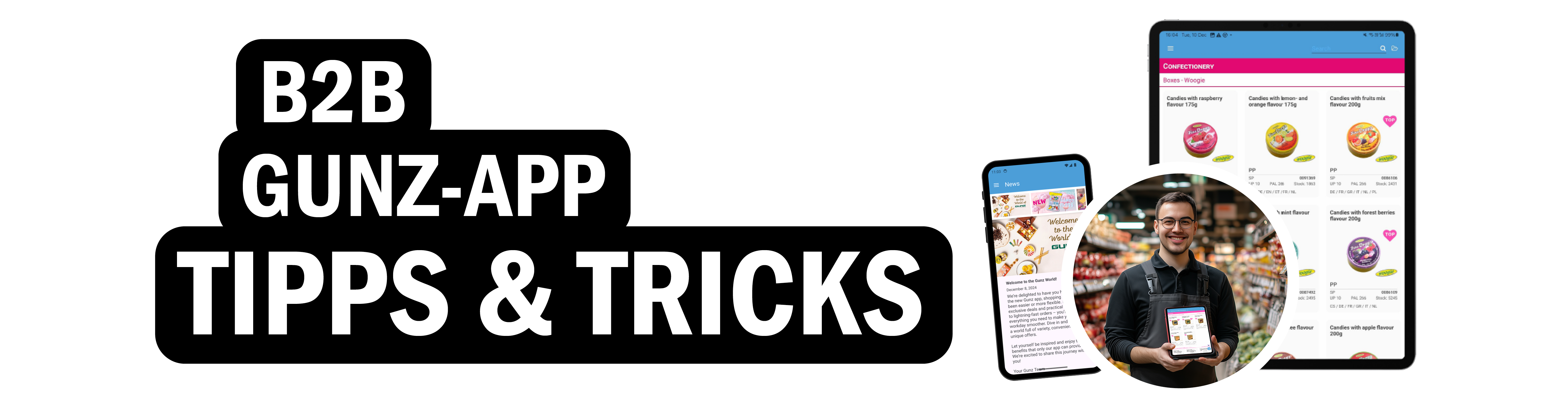 Gunz App Tipps Tricks B2B Nutzung