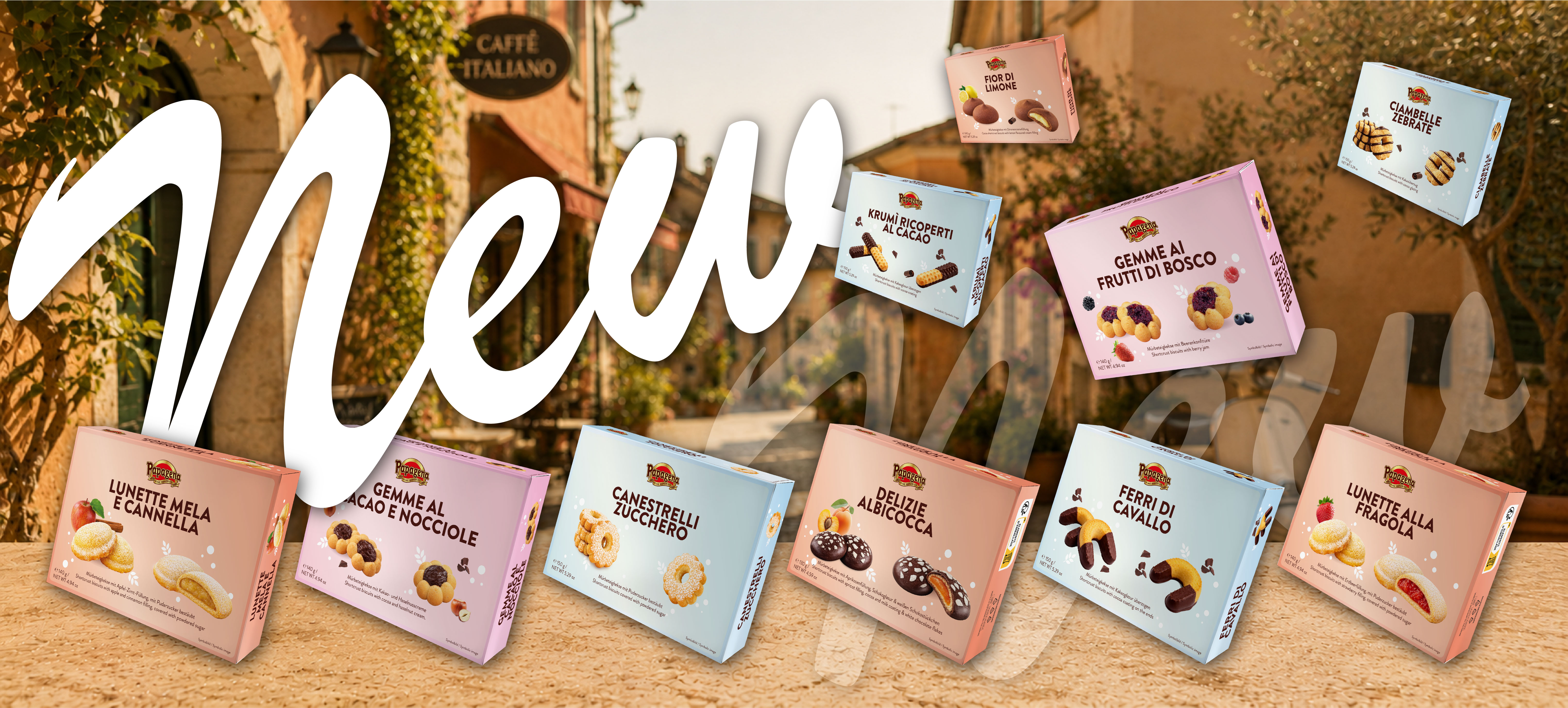 Italian biscuit selection by Papagena