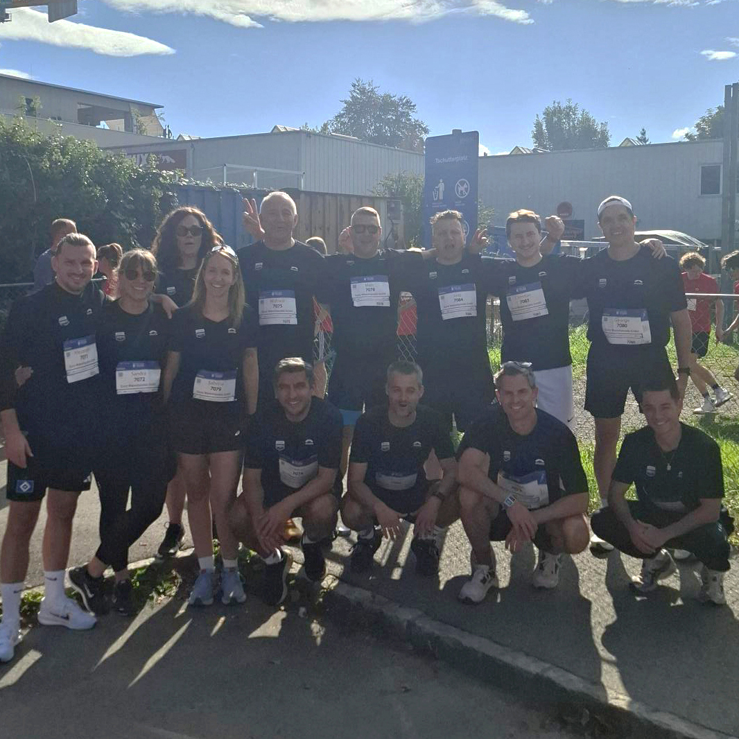 Gunz team at the Business Run Bodensee 2026 in Bregenz