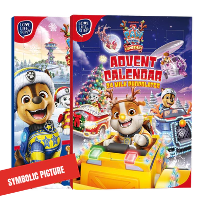 Рисунок продукта 1 - Advent Calendar Paw Patrol Assorted Box 2 Varieties 50g