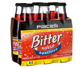 Рисунок продукта 1 - Aperitif Bitter Rosso 6x98ml Flasche PIACELLI