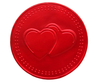 Рисунок продукта 2 - Big heart thaler milk chocolate 2x36x21,5g counter display