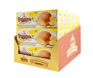 Рисунок продукта 2 - Biscuits mit Zitronencremefüllung 150g Packung Papagena