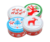 Рисунок продукта 1 - Butter cookies Christmas tin mixed box - modern 454g