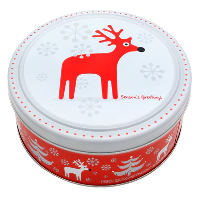 Рисунок продукта 2 - Butter cookies Christmas tin "modern" mixed box 454g
