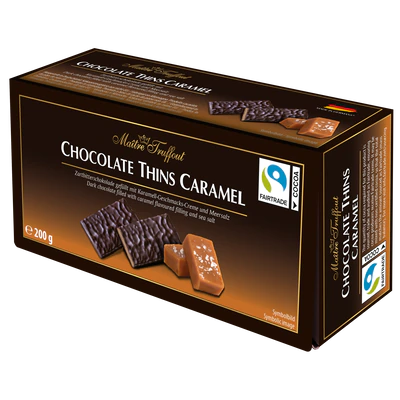 Рисунок продукта 1 - Chocolate Thins caramel 200g