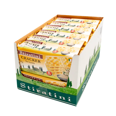 Рисунок продукта 2 - Cracker Sesam 250g Packung Stiratini