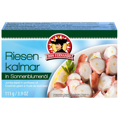 Рисунок продукта 1 - Giant calamari in sunflower oil 111g