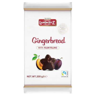 Рисунок продукта 1 - Gingerbread stars with plum filling 200g