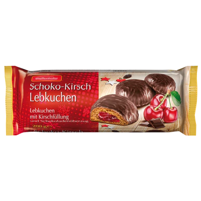 Рисунок продукта 1 - Gingerbread with chocolate and cherries 200g