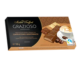 Рисунок продукта 1 - Grazioso milk chocolate with cappuccino cream filling 100g (8x12,5g)