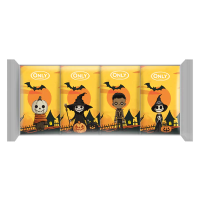 Рисунок продукта 1 - Halloween Milk chocolate "Ghost Train" 4x15g