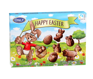 Рисунок продукта - Milk chocolate Happy Easter figures 100g