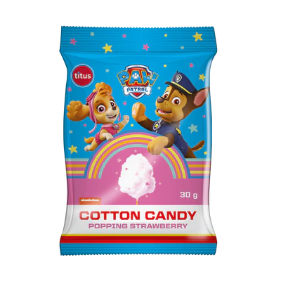 Рисунок продукта 1 - Paw Patrol candy flloss popping strawberry 30g