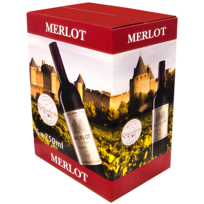Рисунок продукта 2 - Red wine Raphael Louie Merlot wine from France 13% vol. 0,75l