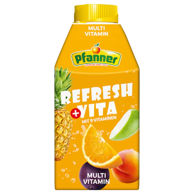 Рисунок продукта 1 - Refresh Vita Multivitamin 10% Mehrfruchtsaftgetr&auml;nk 0,5l