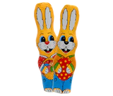 Рисунок продукта - Schokolade Lachhase 150g Packung Wawi